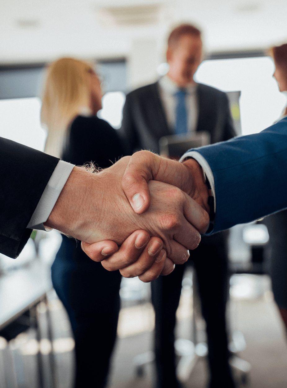 Professional handshake